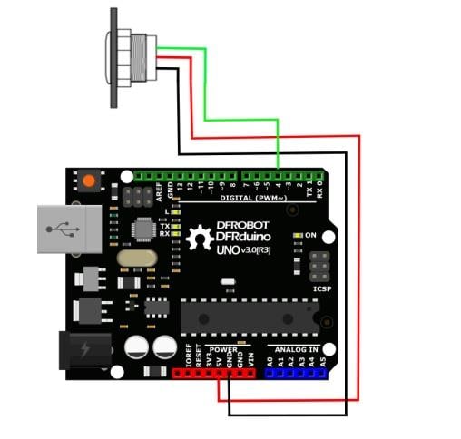 Application Circuit Diagram - DFRobot SEN0381 Digital IR Proximity Sensor